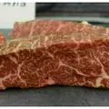 Hier wurde das Picanha als Steak aufgeschnitten.