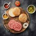 2 Burger-Patties vom Rind mit jeweils 170g