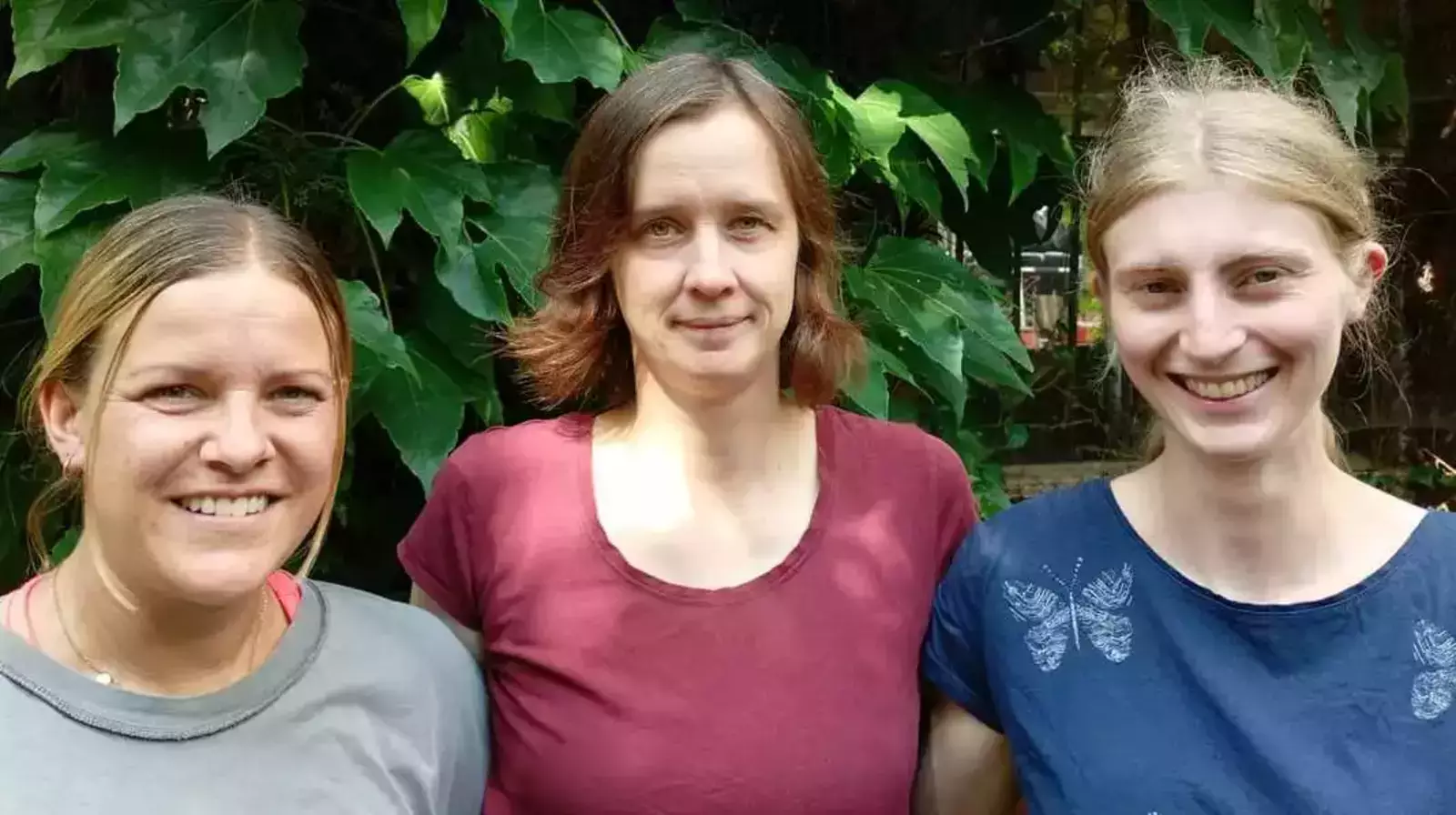Katha, Helen und Lara vom Lernort Bauernhof