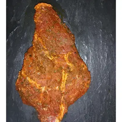 Schweinekammsteak Gyroß